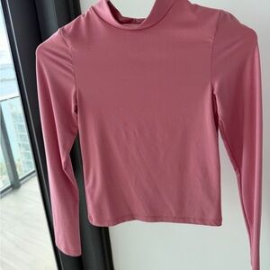 Chic Mauve Long Sleeve Women's Top